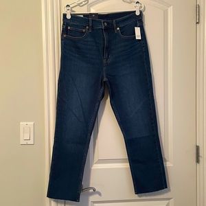 GAP Vintage Slim high raw hem rise jeans